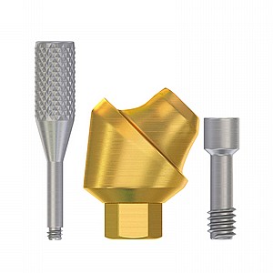 ���� ������ ��� 2.42�� �����-����� ���� �� ������ 45� ���� ���� ������ ���� 1�� DSI Angulated Multi-Unit Next Gen Abutment 1.7m