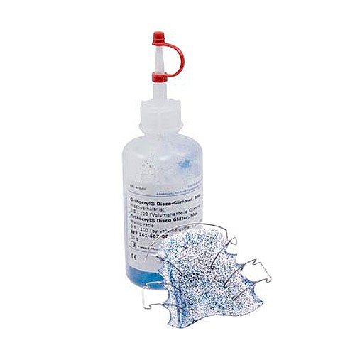 ��������� ����� ����� ���� 50��� Dentaurum Orthocryl Disco Glitter Blue
