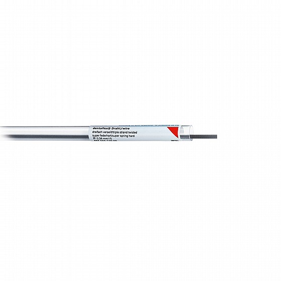 ��� �������� ����� 3 ����� 10�� ������ ���� 380��  ����  Dentaurum Triple-Strand Twisted Wire ?.018" 0.45mm 