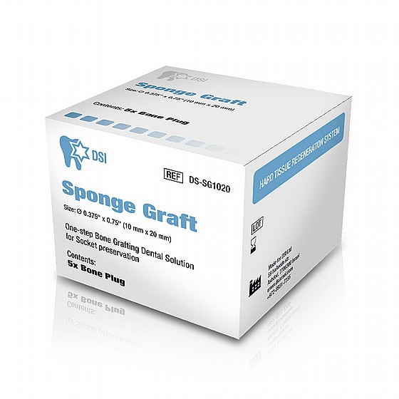 ����� ���� ���� �� ��� ���� 10X20�� 5�� DSI SPONGE GRAFT