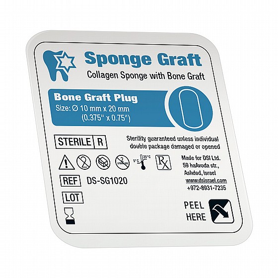 ����� ���� ���� �� ��� ���� 10X20�� 5�� DSI SPONGE GRAFT