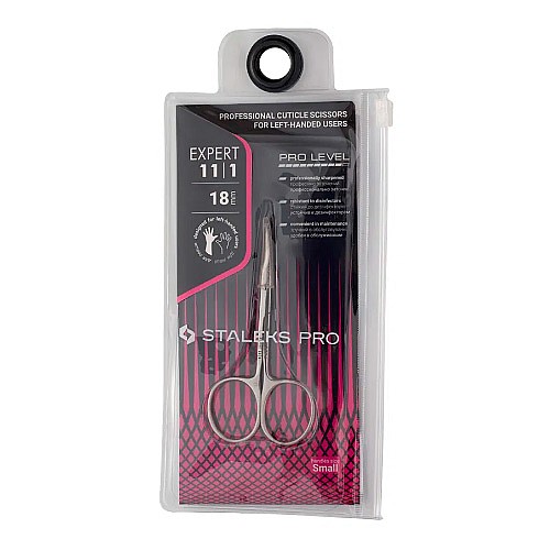  ������� ������ ���� 18�� �������� STALEKS PRO MANICURE SCISSORS EXPERT FOR LEFT HAND SE-11/1