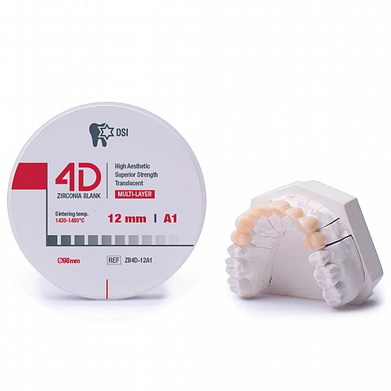 ���� �������� ������ �� ����� �� ���� ������� ������ DSI 4D ZIRCONIA BLANK