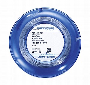  ��� ������� ���� �� ?0.40�� ����� 30 ��� ����  Dentaurum Remanium Ligature Wire round soft