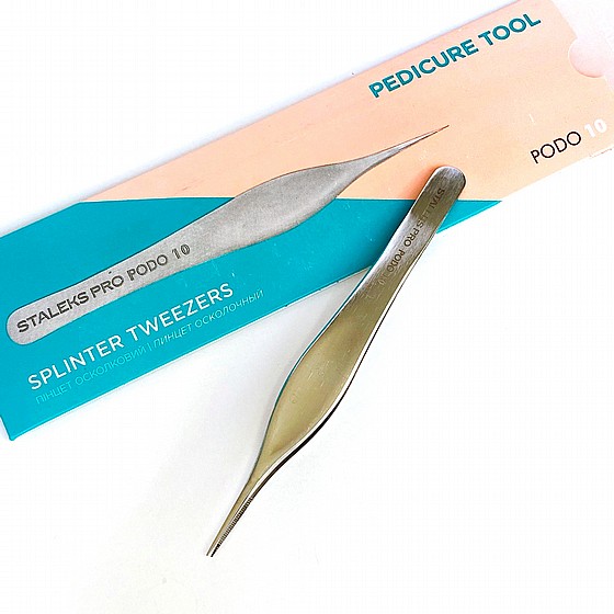 ��� ������ ������ ����������  STALEKS SPLINTER TWEEZERS PODO TP-10