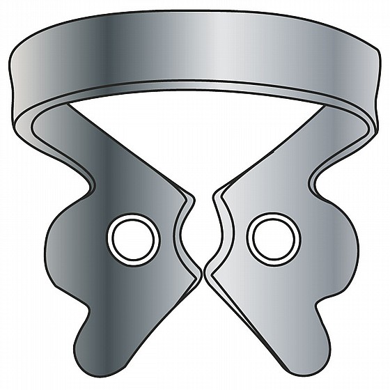 �� ���� ���� ������ ������� ���� 00 Premolar RubberDam Clamp