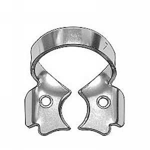 וו לסכר גומי סימטרי למולר מידה 7 Molar RubberDam Clamp ווים לסכר גומי עשויים פלדת אל-חלד כירורגית. וו לסכר גומי סימטרי למולר מידה 7 Molar RubberDam Clamp ווים לסכר גומי עשויים פלדת אל-חלד כירורגית.