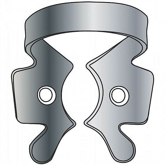 �� ���� ���� ������ ����� ���� 8 Molar RubberDam Clamp