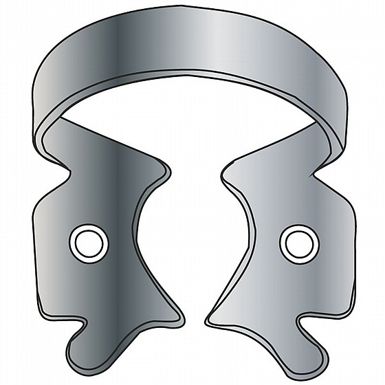 �� ���� ���� ������ ����� ���� 14A Molar RubberDam Clamp