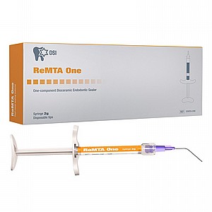 איטום תעלות שורש ביו-קרמי במזרק ReMTA ONE  איטום תעלות שורש ביו-קרמי במזרק ReMTA ONE