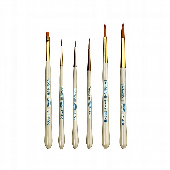 �� �� 6 ������ �������� ������ ������ Renfert Takanishi Synthetic Bristle Brush