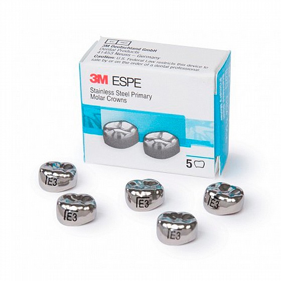 �� ����� ����� 5 �� ������ 3M ESPE Stainless Steel Crowns