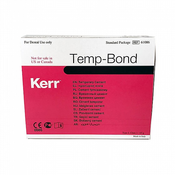 ������� ���� ��� ���� �� ������� 65��� KERR TEMP Bond Temporary Crown and Bridge Cement