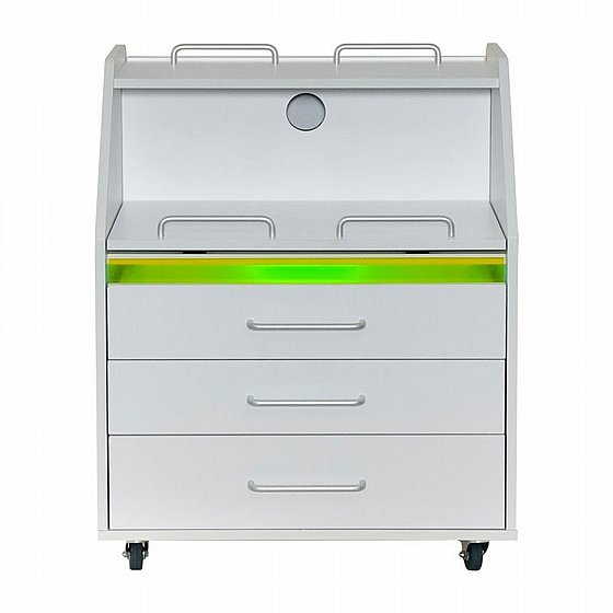 ���� ����� ������� �� 3 ������ ������ UV ������ �75�40�40 ���  Multi-Function Trolley With 3 Drawers