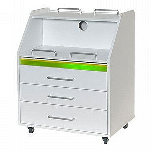 ���� ����� ������� �� 3 ������ ������ UV ������ �75�40�40 ���  Multi-Function Trolley With 3 Drawers