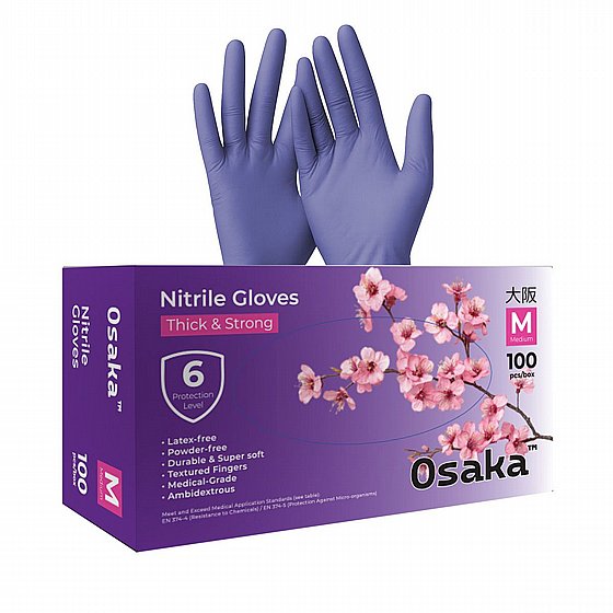 Nitrile Gloves - ����� ������ �������� 3.5 ��� ��� ���� Osaka