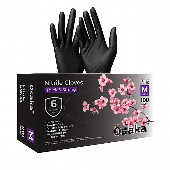 Nitrile Gloves - ����� ������ �������� 3.5 ��� ��� ���� Osaka