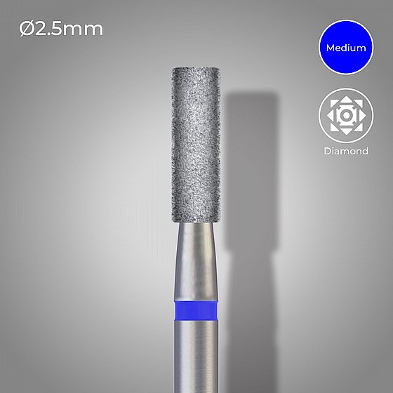 ���� ����� ������/���� ���� ���� ����� 111-025 DSI DIAMOND LAB BUR HP FLAT END CYLINDER