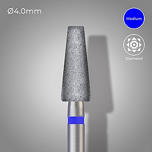 מקדח יהלום למעבדה/סלון יופי כחול מדיום 173-040 DSI DIAMOND LAB BUR HP FLAT END TAPER מקדח יהלום למעבדה/סלון יופי כחול מדיום 173-040 DSI DIAMOND LAB BUR HP FLAT END TAPER