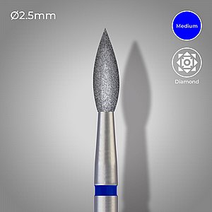 ���� ����� ������/���� ���� ���� ����� 243-025 DSI DIAMOND LAB BUR HP FLAME