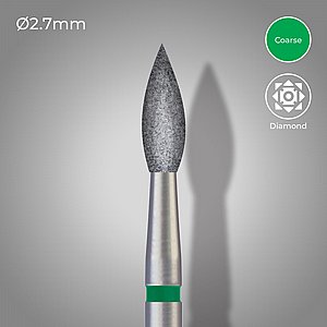 ���� ����� ������/���� ���� ���� ����� 243-027 DSI DIAMOND LAB BUR HP FLAME