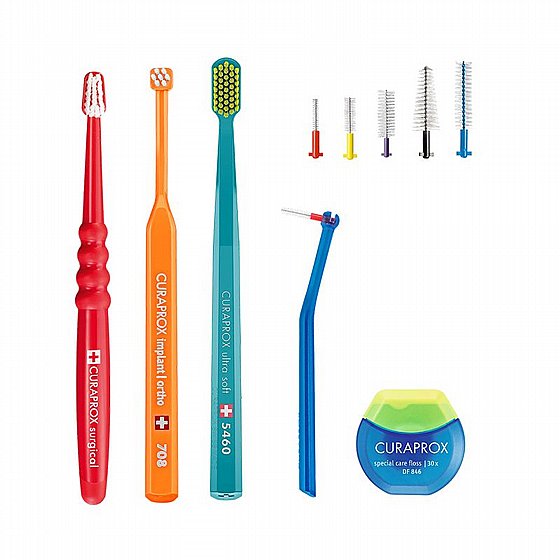 ���� ����� ������ Curaprox Implant Care Set
