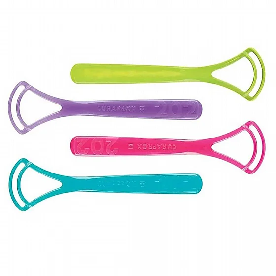 ���� ���� ����� ������ �� ������� Curaprox Tongue Cleaner, Double Blade 