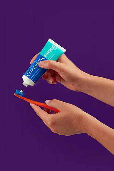 ���� ������ ��� SLS ������ ������� ���� 12+ Curaprox Enzycal 1450