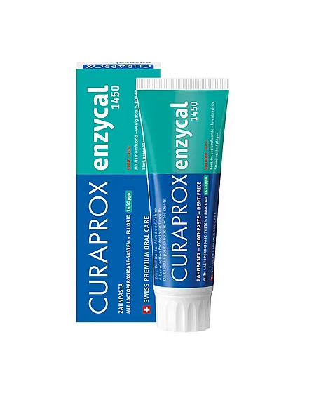 ���� ������ ��� SLS ������ ������� ���� 12+ Curaprox Enzycal 1450