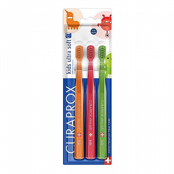 ���� 3 ������ ������ ������ ���� 4 ����� Curaprox Kids Ultra Soft