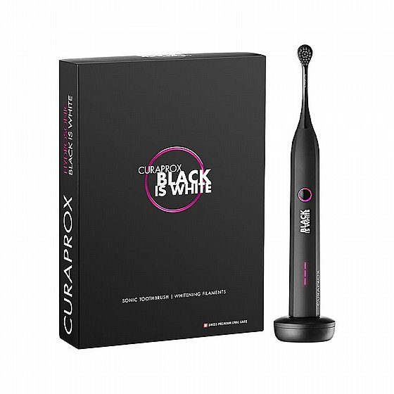 ����� ������ ������ ����� Curaprox Hydrosonic Black is White 