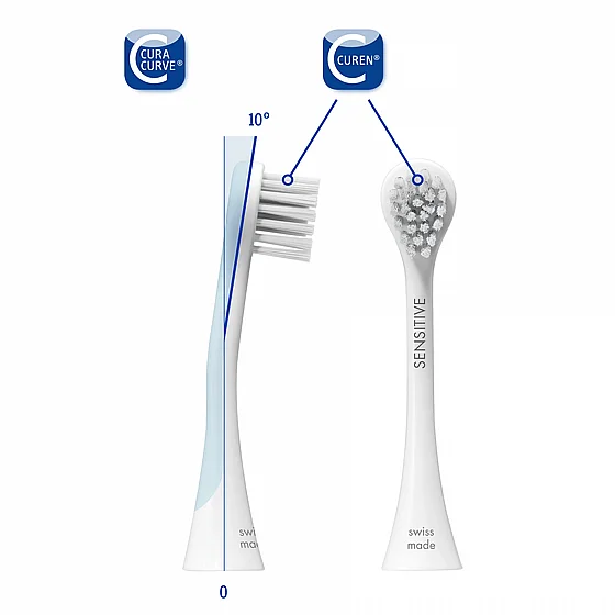 ��� ���� ����� ������� 2 �� ��� ������ Curaprox Brush Head Sensitive for Hydrosonic 