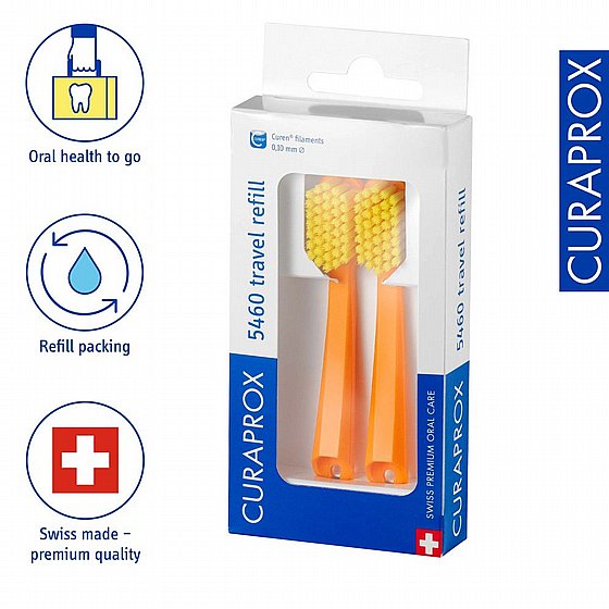 ���� ������ ������ ����� ������ Curaprox Travel Set Brush Head Refills CS 5460 