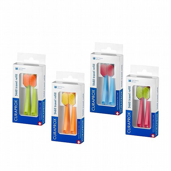 ���� ������ ������ ����� ������ Curaprox Travel Set Brush Head Refills CS 5460 