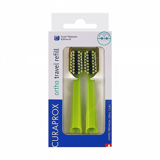 ���� ������ ������ ����� ������ Curaprox Travel Set Brush Head Refills CS 5460 Ortho