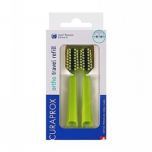 ���� ������ ������ ����� ������ Curaprox Travel Set Brush Head Refills CS 5460 Ortho