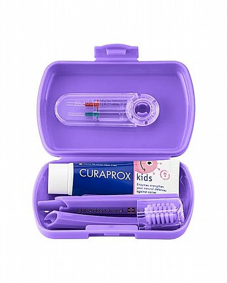���� ������ �������� ������ ������� 6+ Curaprox Kids Travel-Set