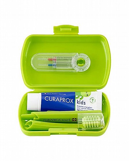 ���� ������ �������� ������ ������� 6+ Curaprox Kids Travel-Set