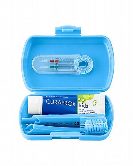 ���� ������ �������� ������ ������� 6+ Curaprox Kids Travel-Set