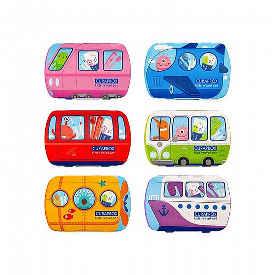 ���� ������ �������� ������ ������� 6+ Curaprox Kids Travel-Set