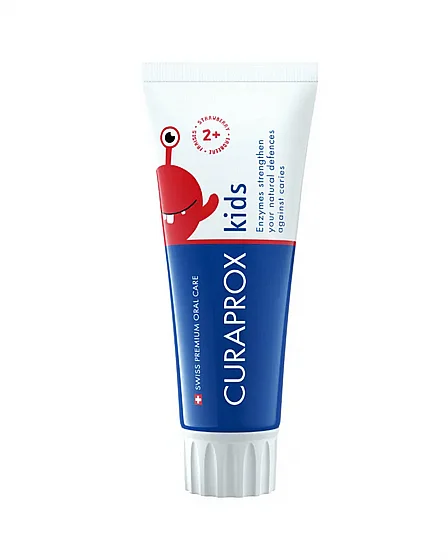 ���� ������ ������ ���� ��� ������ 2+ Curaprox Toothpaste Kids Strawberry