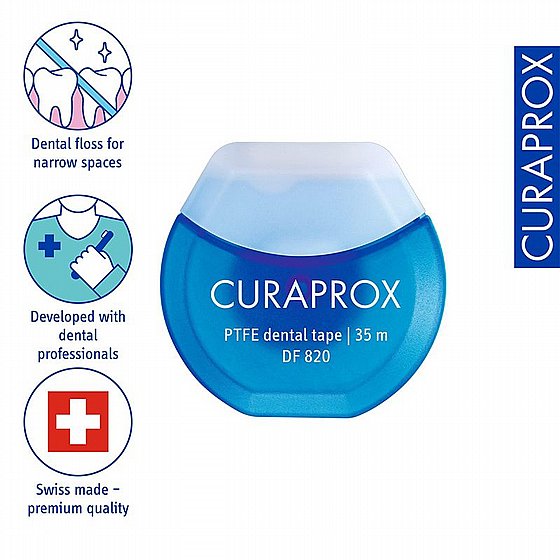 ��� ����� ������ ��� ������ ����� ���� ��� ���� 35 � Curaprox DF 820 PTFE Dental Tape