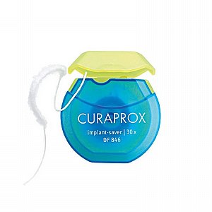 ��� ����� ����� ������ ������ ���� ����� ���� 30 �� Curaprox DF 846 Implant-Saver Dental Floss