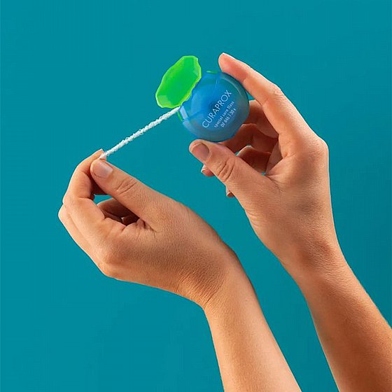 ��� ����� ����� ������ ������ ���� ����� ���� 30 �� Curaprox DF 846 Implant-Saver Dental Floss