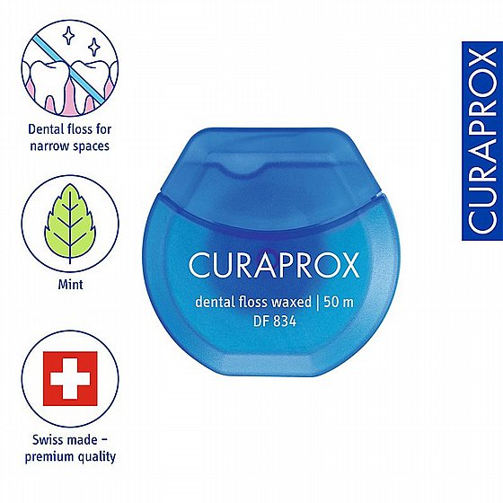 ��� ����� ������ ������ ��� ����� �� ����� ��� ������ 50 � Curaprox DF 834 Waxed Dental Tape