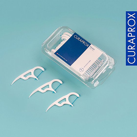 ����� ��� �����  ������ ���-���� �� ��� ���� ����� ���� 30 �� Curaprox Pick DF 967 Dental Floss