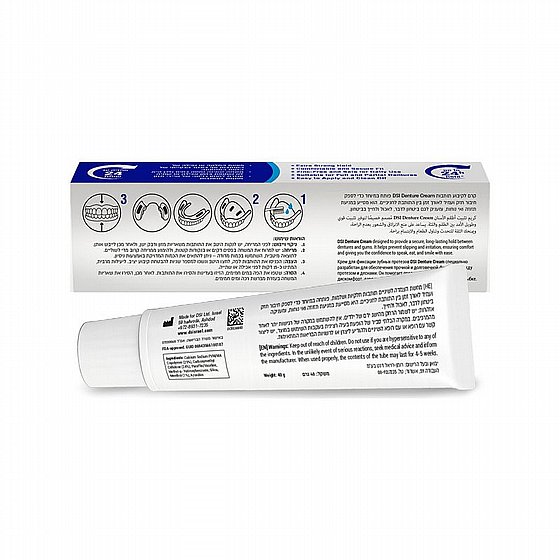 ���� ����� ������ ������� ������ ������ 12 ����, ��� ��� 40 �� DSI Denture Cream  