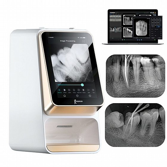 ���� ����� ��������� ������ Woodpecker I-Scan touchscreen phosphor plate scanner