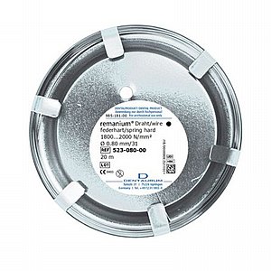 ��� ������ ����� �������� ������� ������ ���� 31 / 0.80�� ���� 20 ��� - Dentaurum Remanium Wire Spring Hard