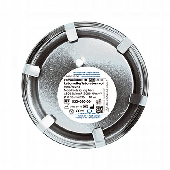 ��� ������ ����� �������� ������� ������ ���� 36 / 0.90�� ���� 10 ��� - Dentaurum Remanium Wire Spring Hard